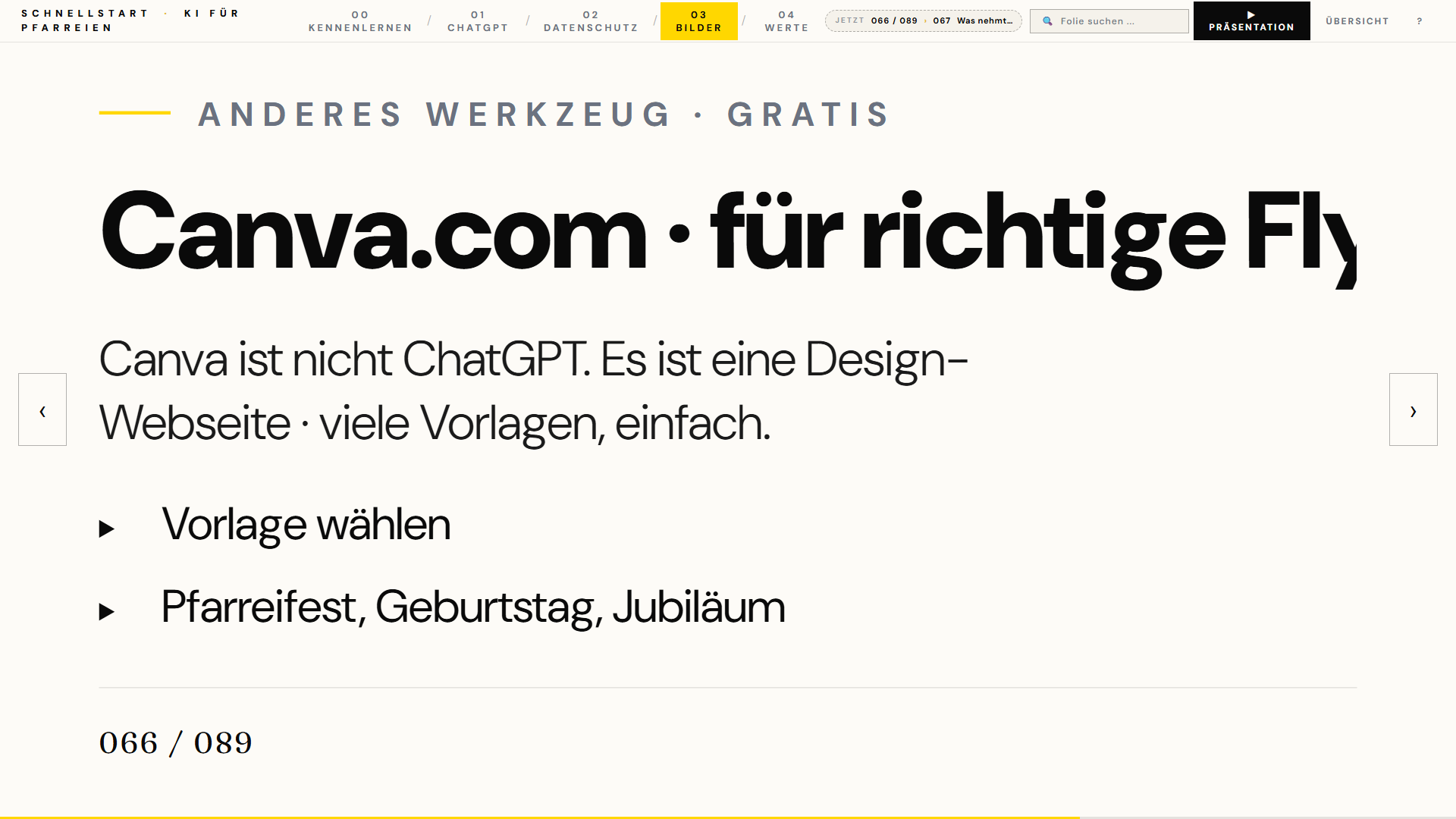 Aus dem Deck