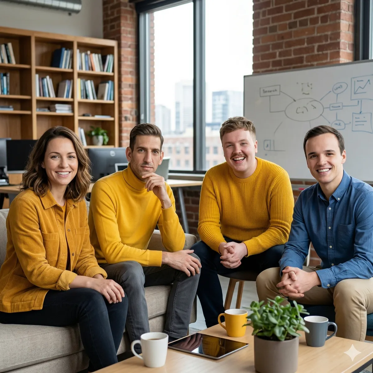 Professional team meeting