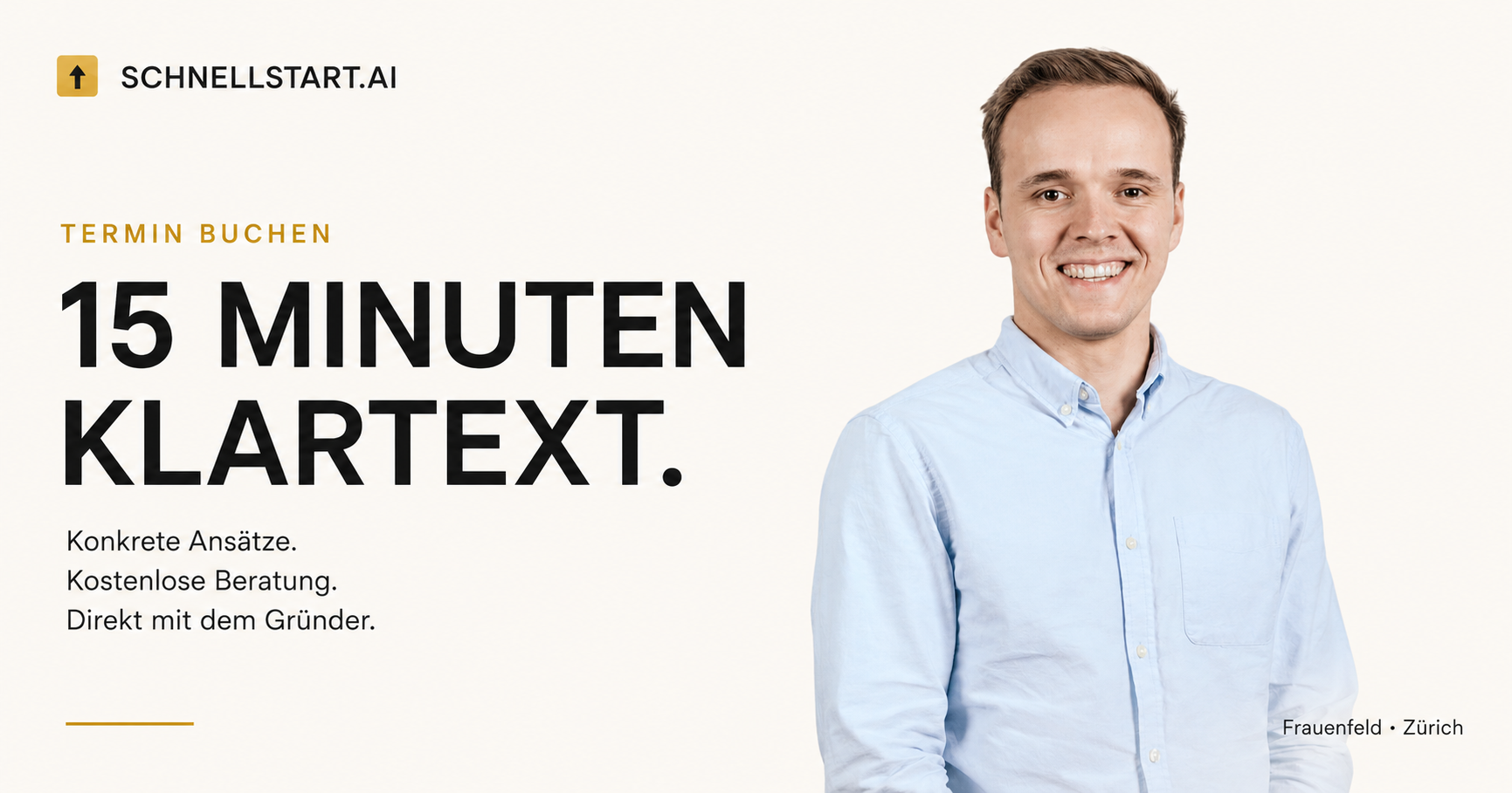 15 minutes with Florian Witschi | schnellstart.ai