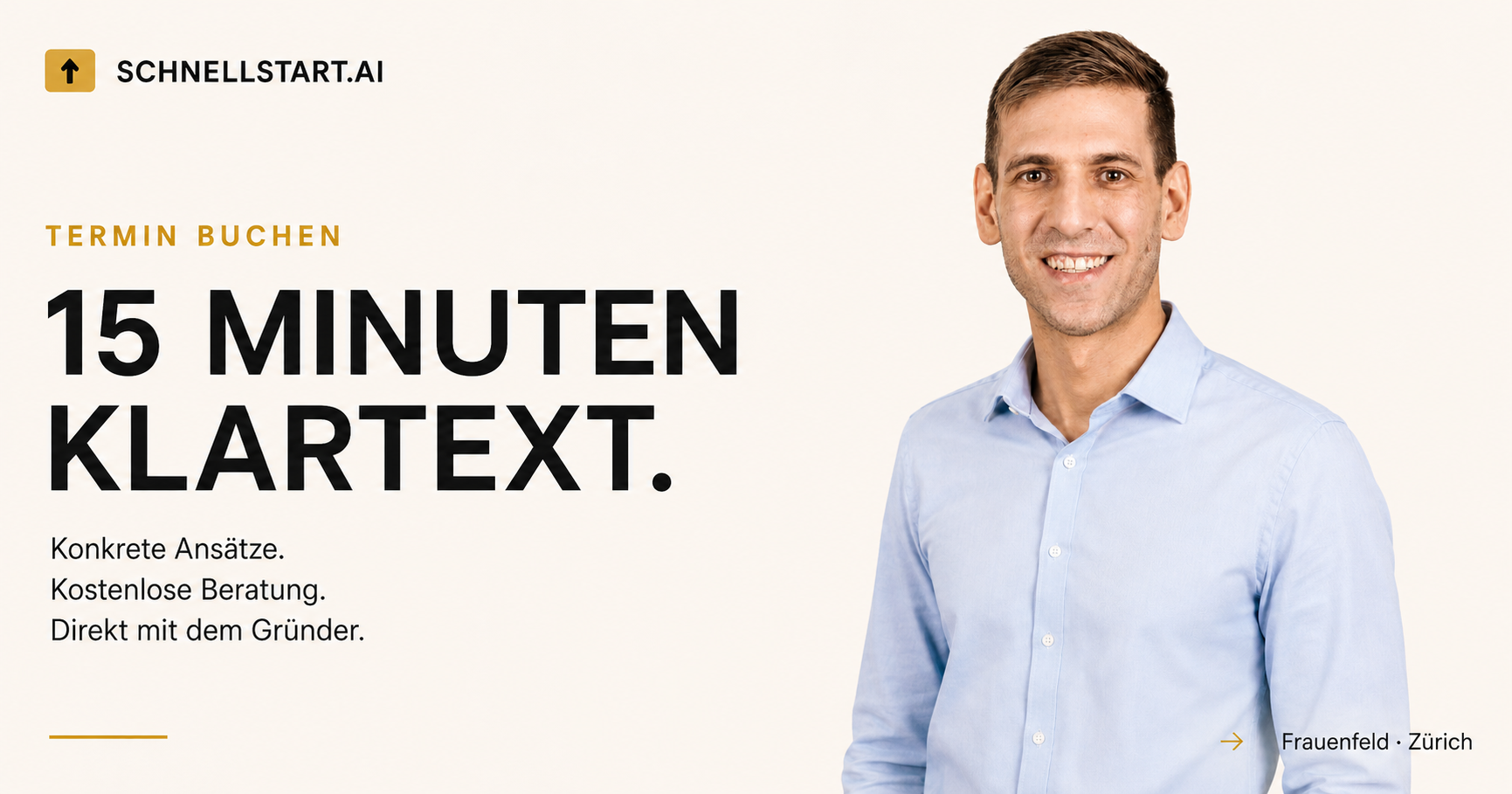 15 minutes with Lukas Huber, schnellstart.ai