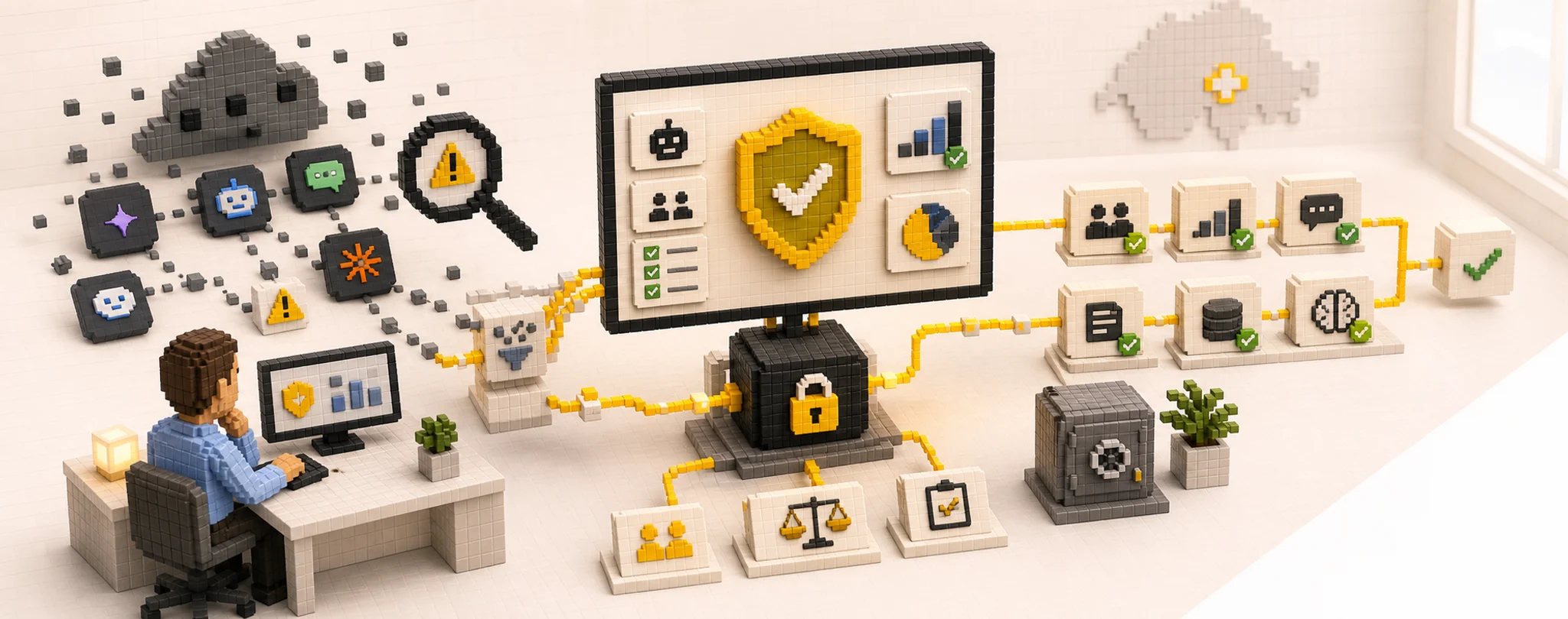 Schweizer KMU mit aktivierter KI-Governance auf Microsoft 365