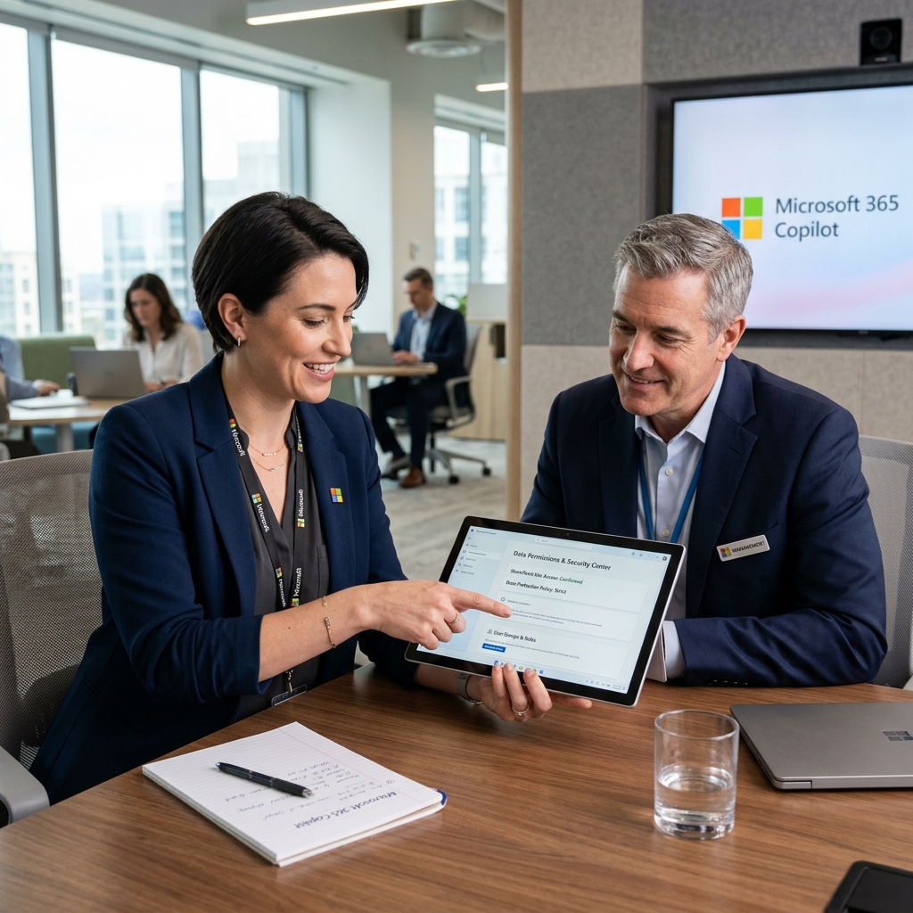 Lukas Huber configuring Microsoft Purview in the Microsoft Admin Center